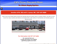 Tablet Screenshot of edsgrove.com